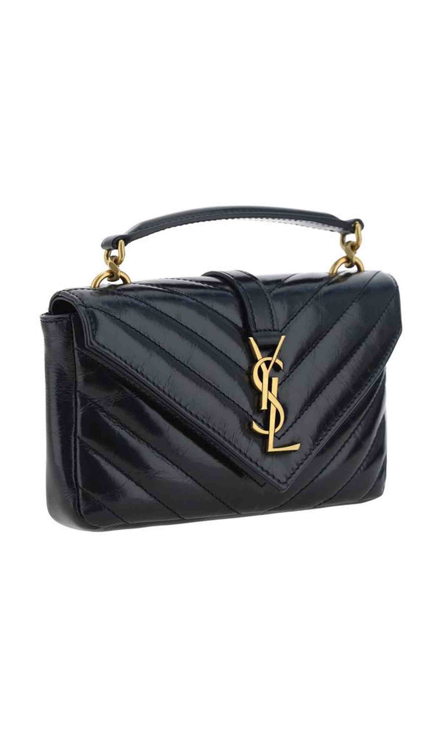 Saint Laurent Logoed Shoulder Bag Glam Steals