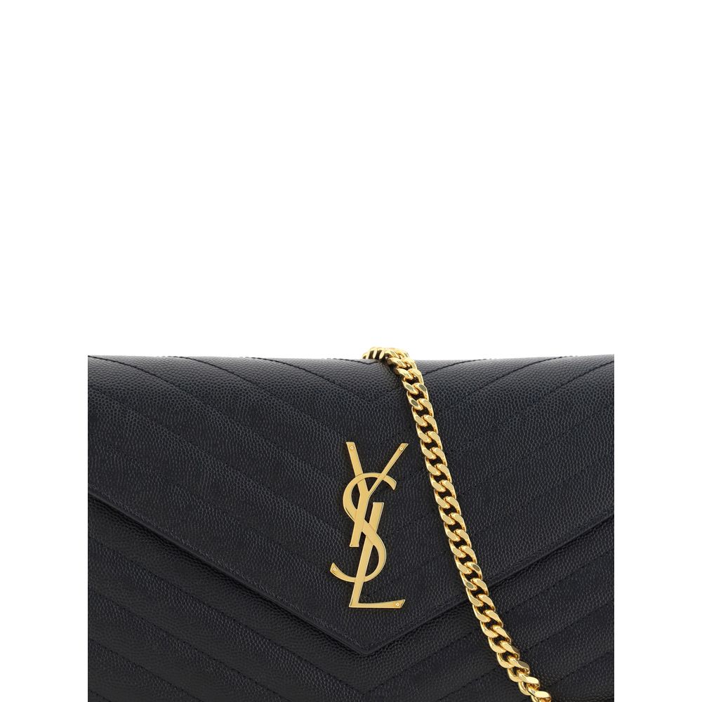 Saint Laurent Logoed Shoulder Bag Glam Steals