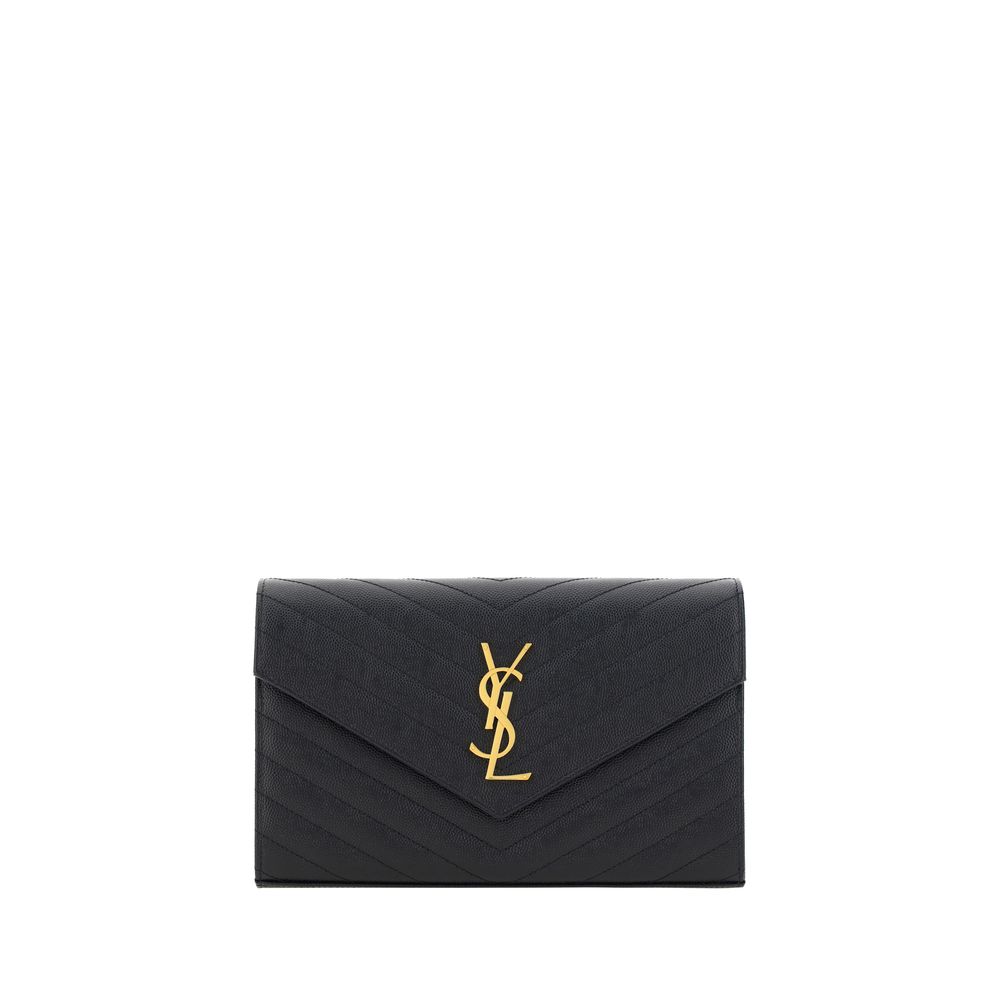Saint Laurent Logoed Shoulder Bag Glam Steals