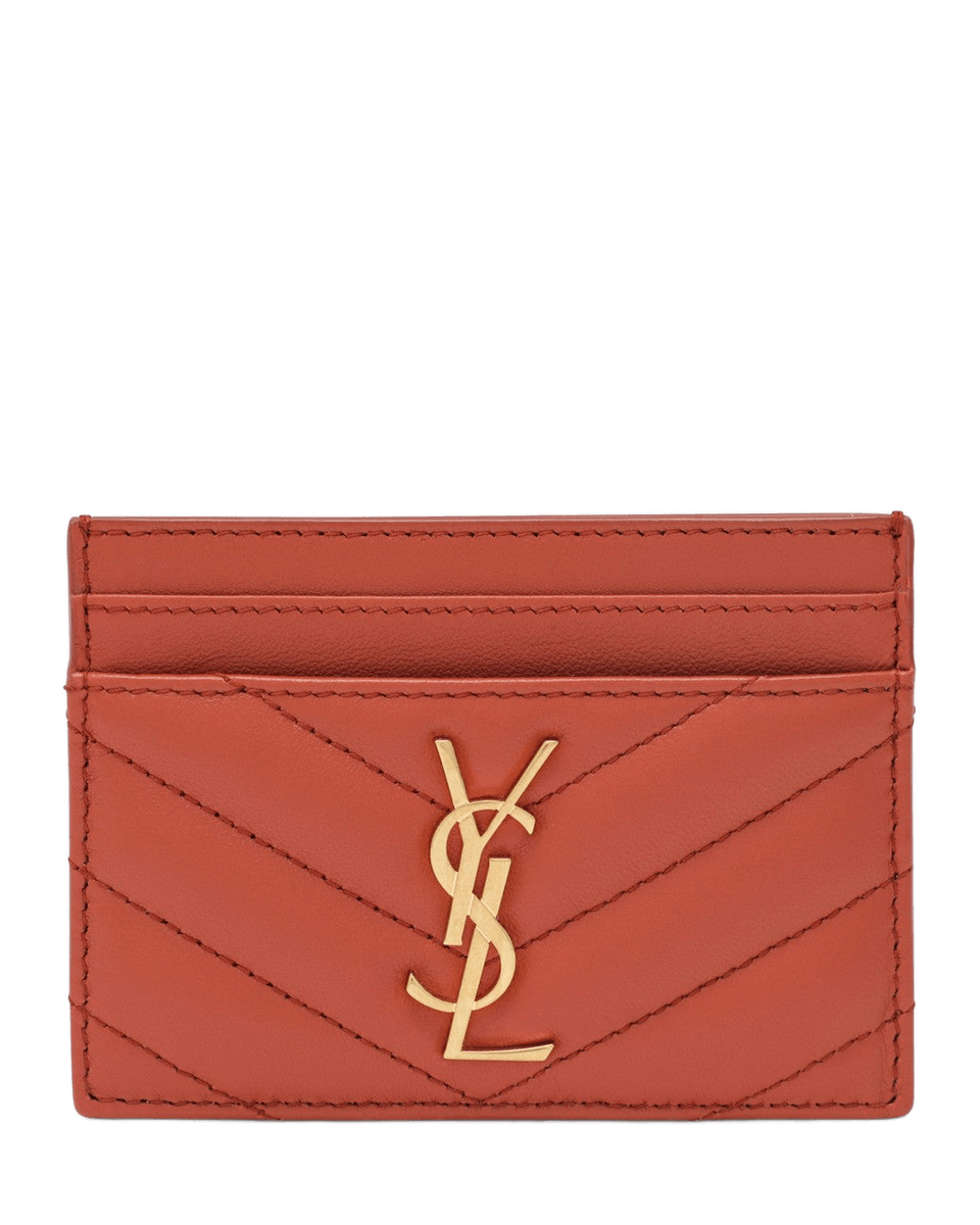 Saint Laurent Mandarin Cassandre Card Holder Glam Steals