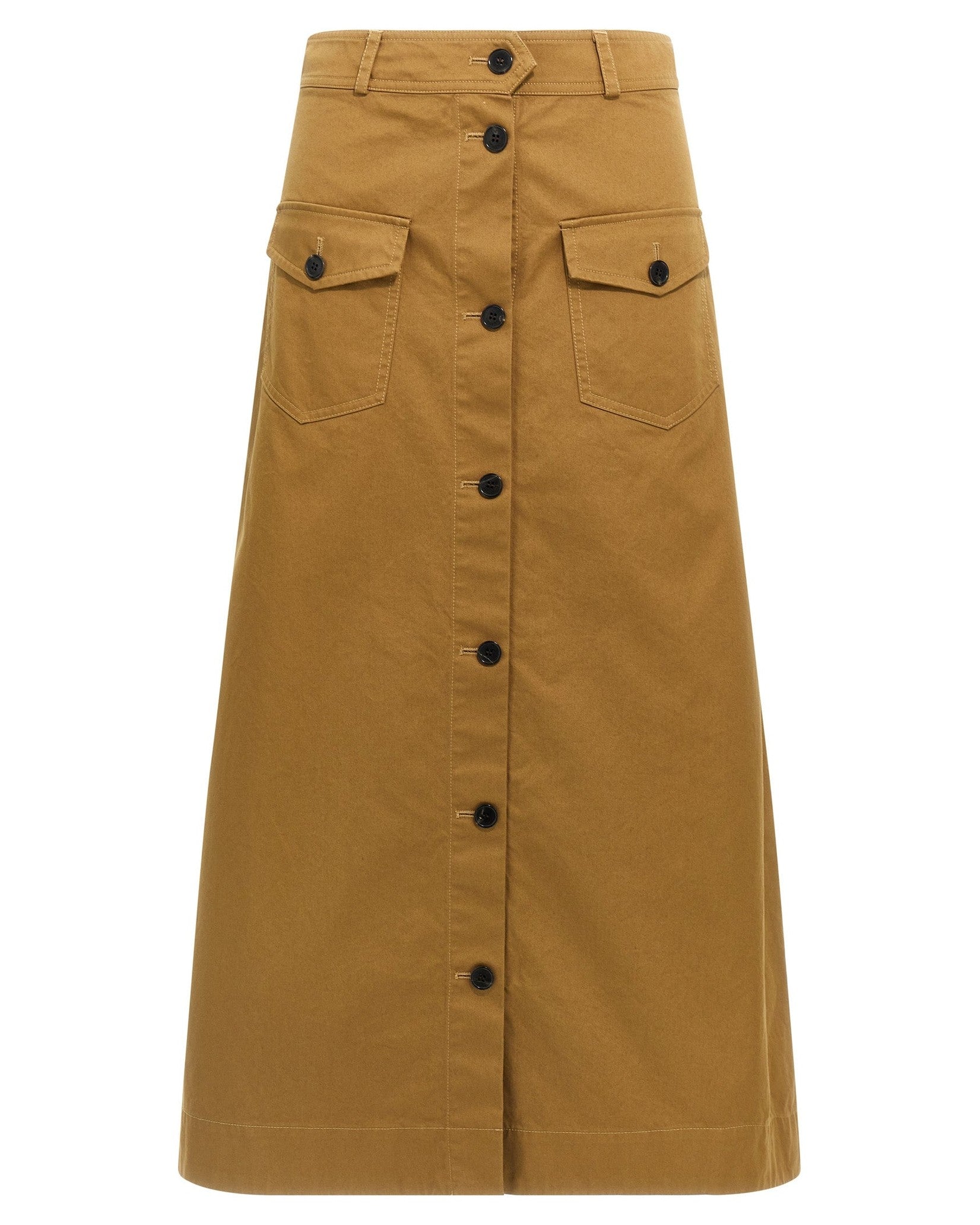 Saint Laurent Midi Skirt Glam Steals