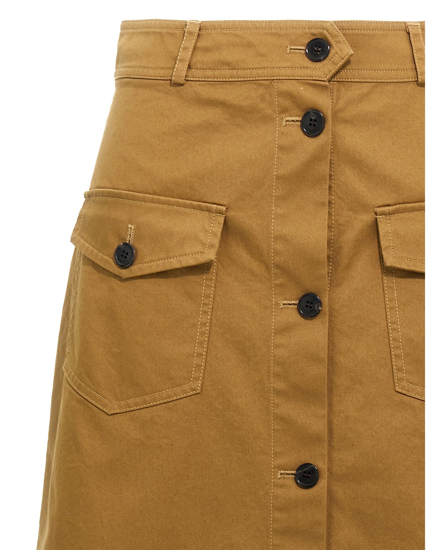 Saint Laurent Midi Skirt Glam Steals