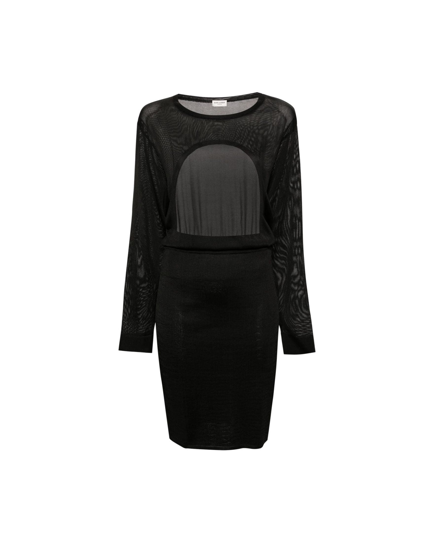 Saint Laurent Open Back Knitted Dress Glam Steals