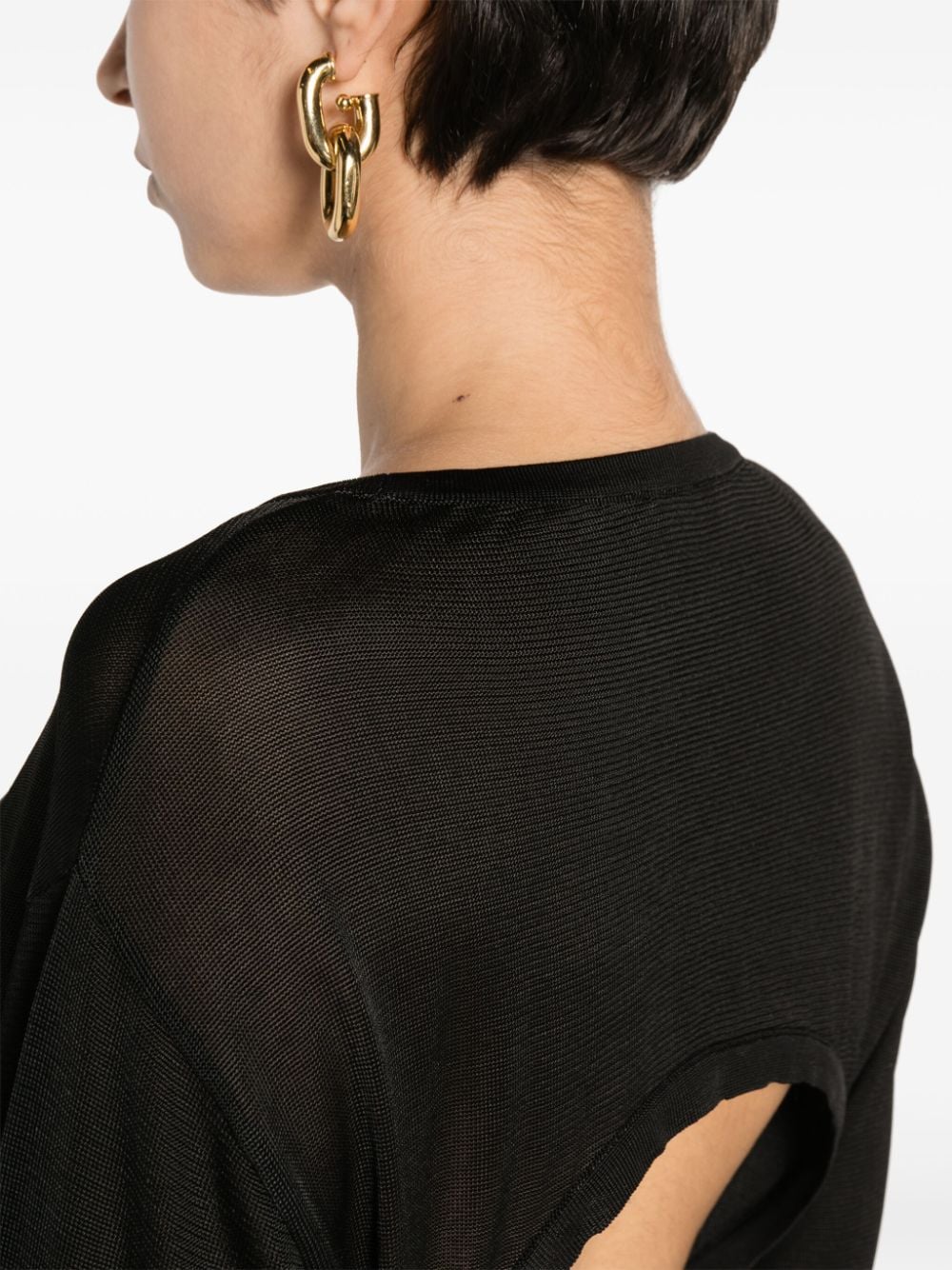 Saint Laurent Open Back Knitted Dress Glam Steals