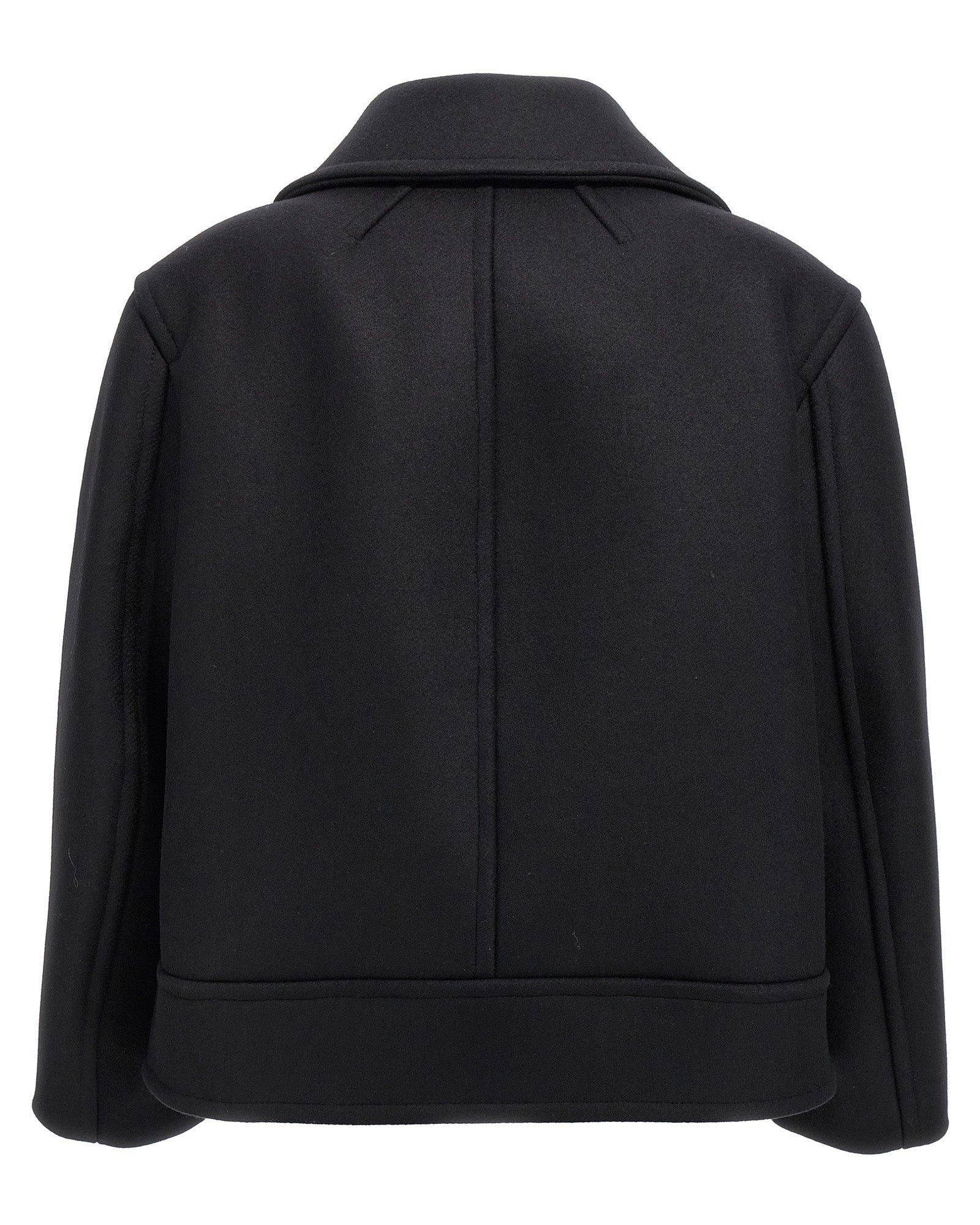 Saint Laurent Oversized Caban Coat Glam Steals