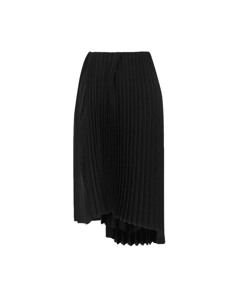 Saint Laurent Pleated Midi Skirt Glam Steals