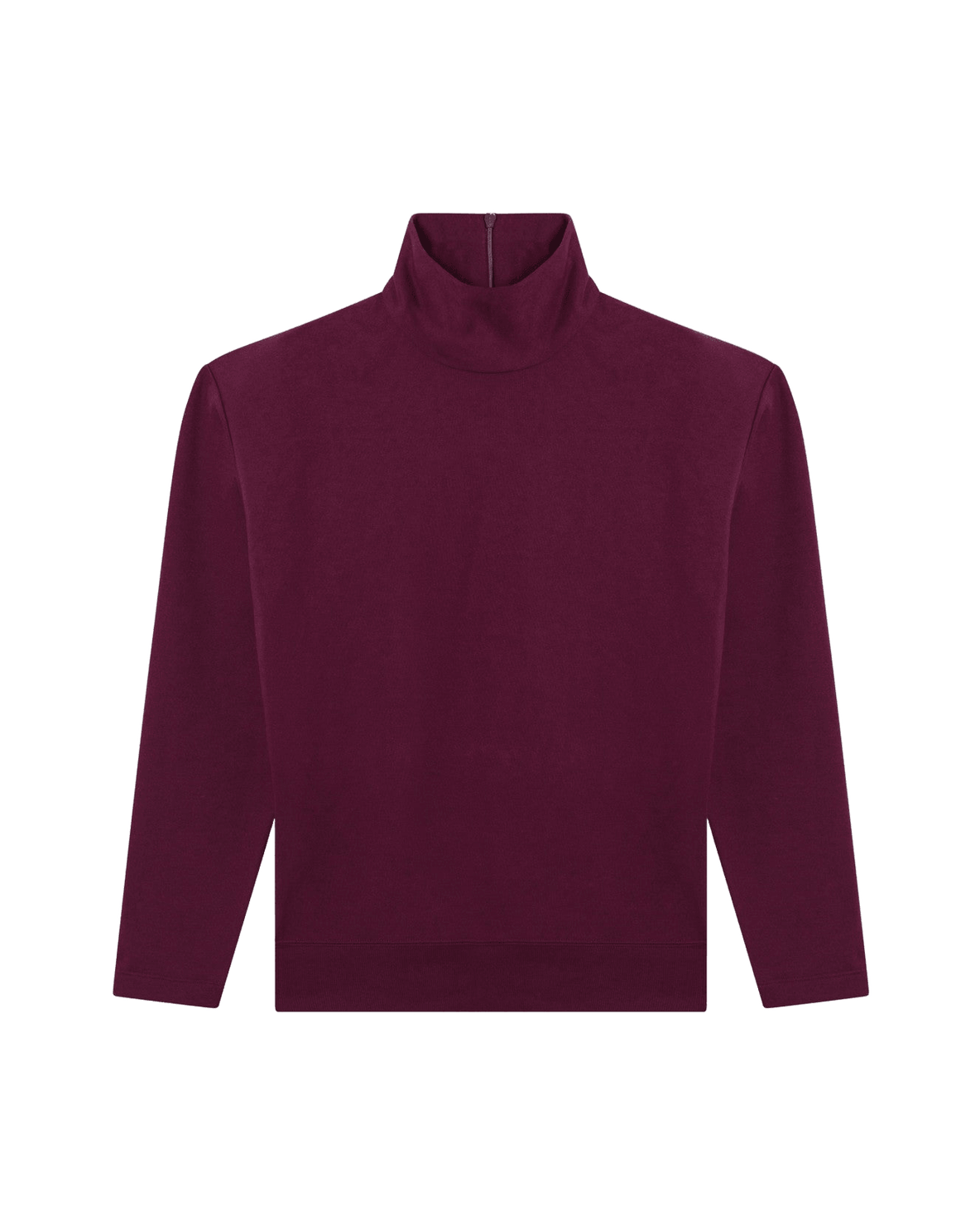 Saint Laurent Purple Cotton Boxy Sweater