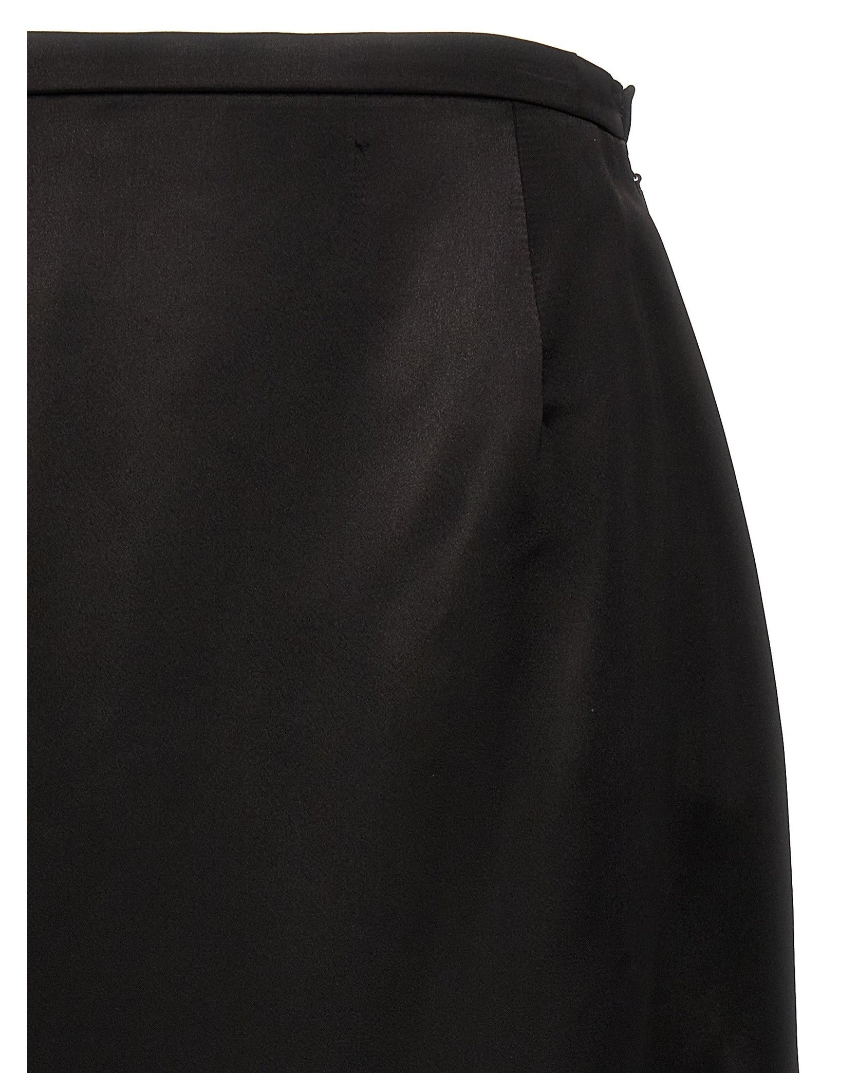 Saint Laurent Satin Skirt Glam Steals