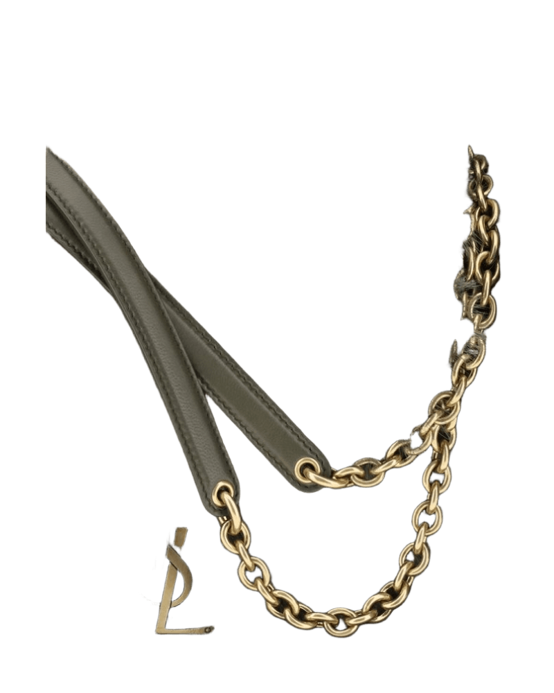 Saint Laurent Shearling Jamie Medium Shoulder Bag Glam Steals