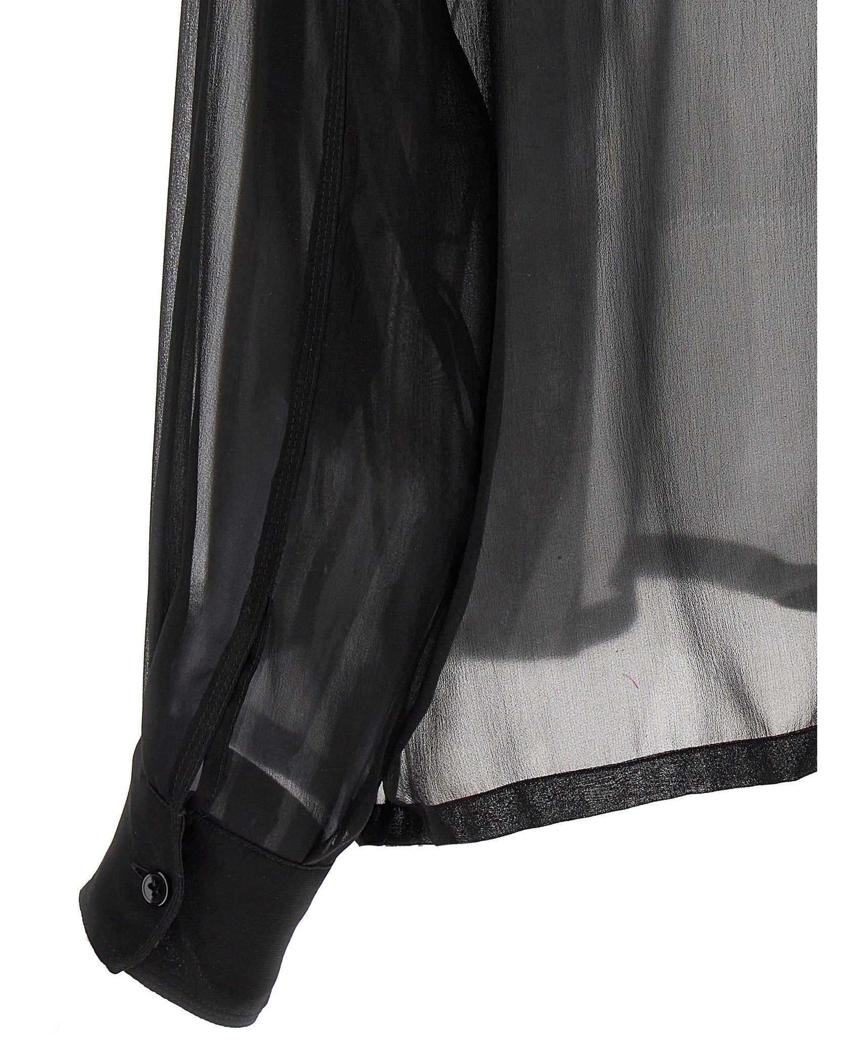 Saint Laurent Silk Muslin Shirt Glam Steals