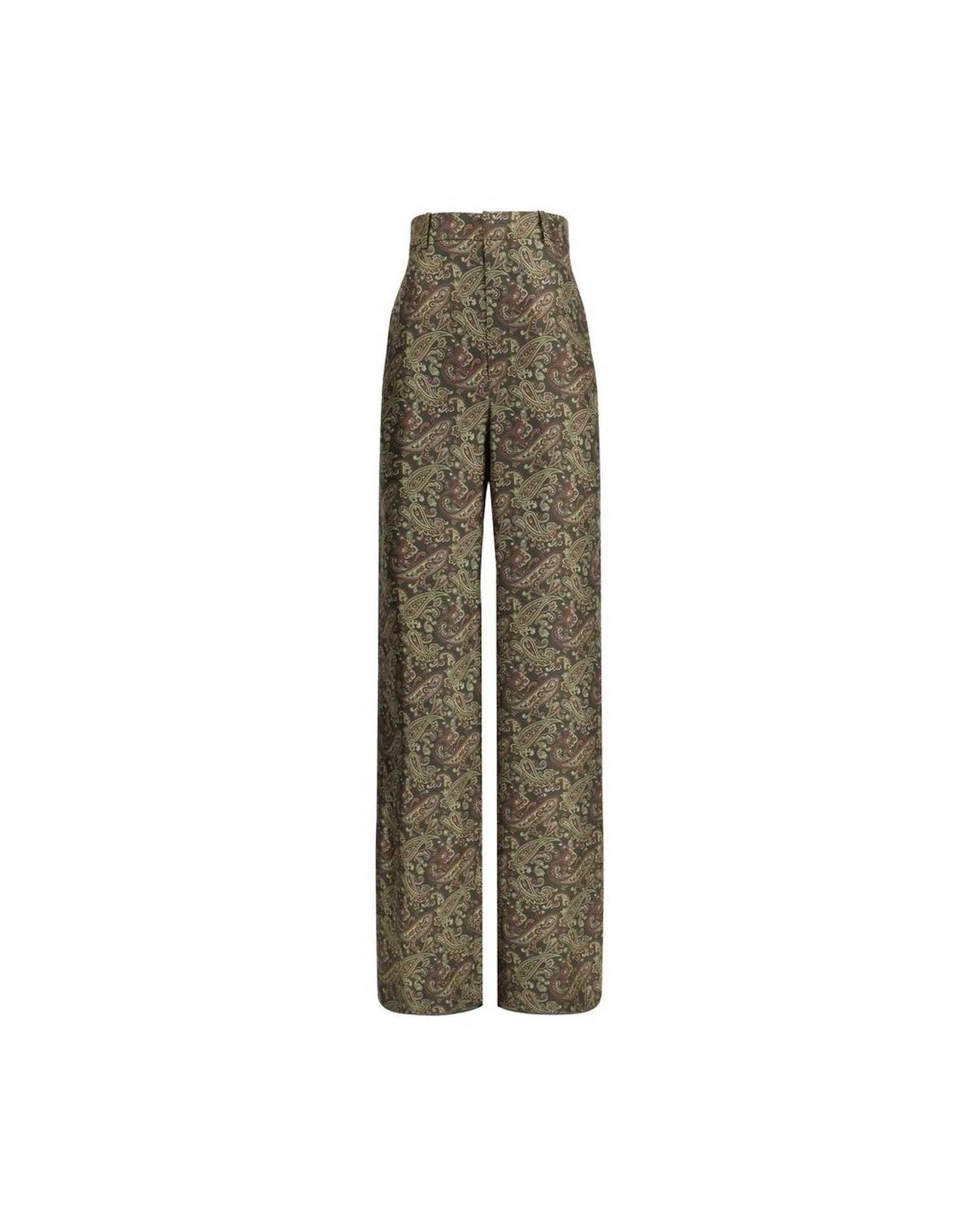 Saint Laurent Silk Paisley Patterned Pant Glam Steals