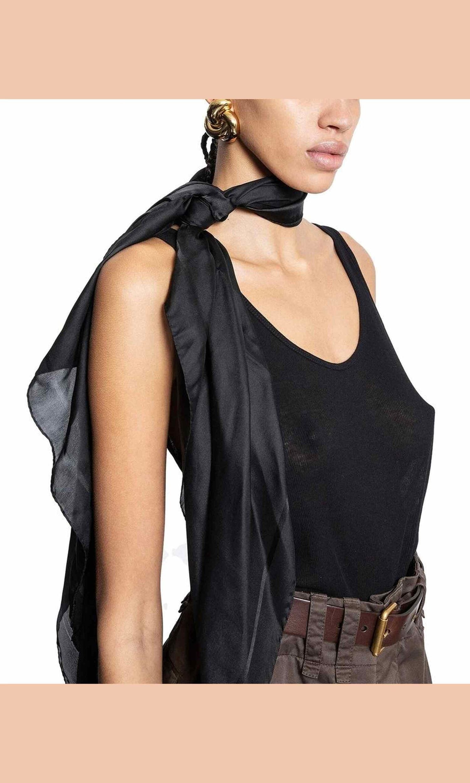 Saint Laurent Silk Scarves Glam Steals