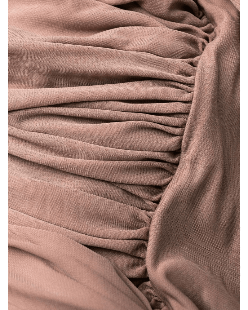 Saint Laurent Sleeveless Draped Minidress Glam Steals