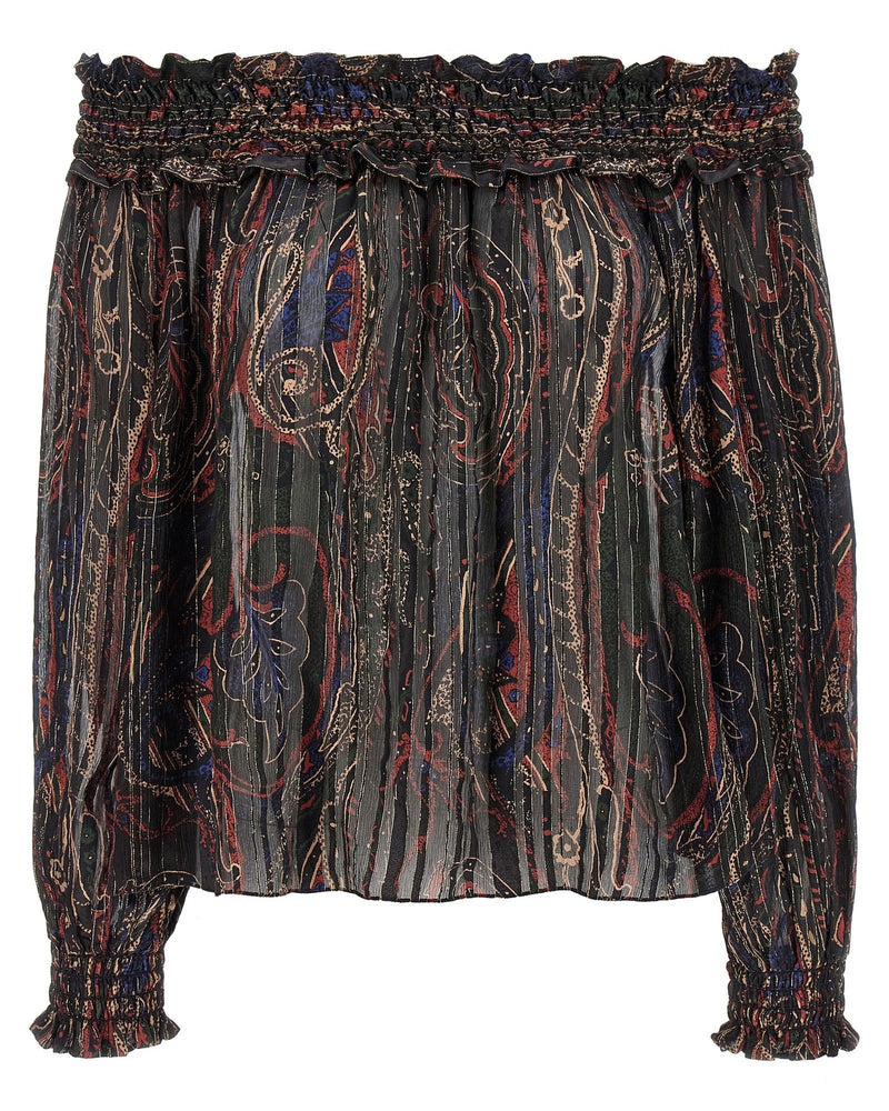 Saint Laurent Smock Stitch Blouse Glam Steals