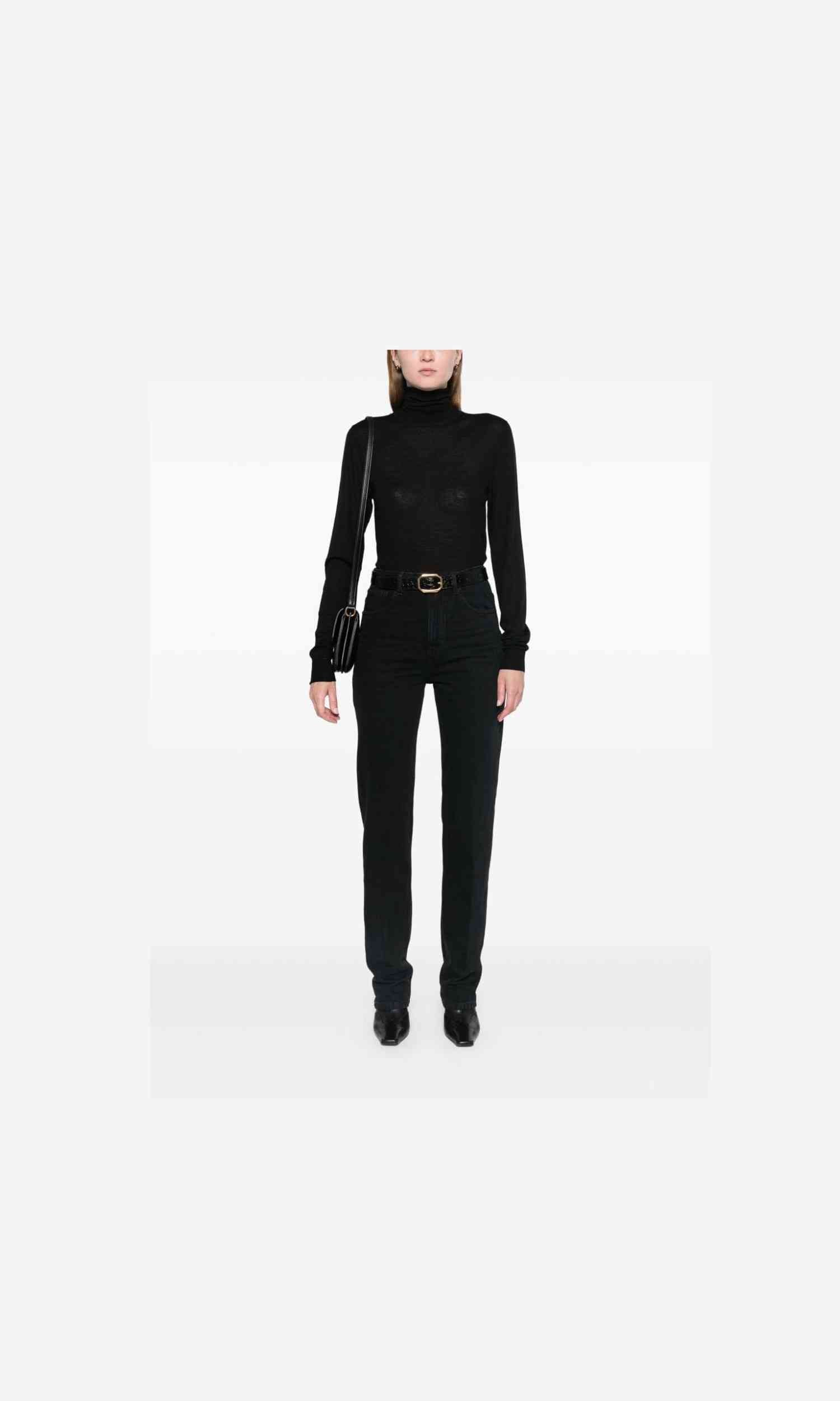 Saint Laurent Straight Leg Jeans Glam Steals
