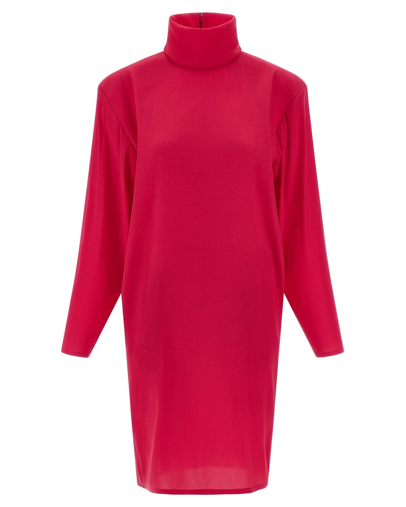 Saint Laurent Structured Shoulder Dress Glam Steals