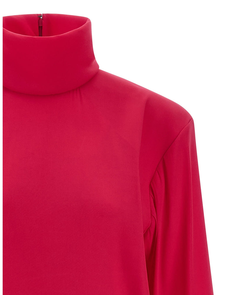 Saint Laurent Structured Shoulder Dress Glam Steals