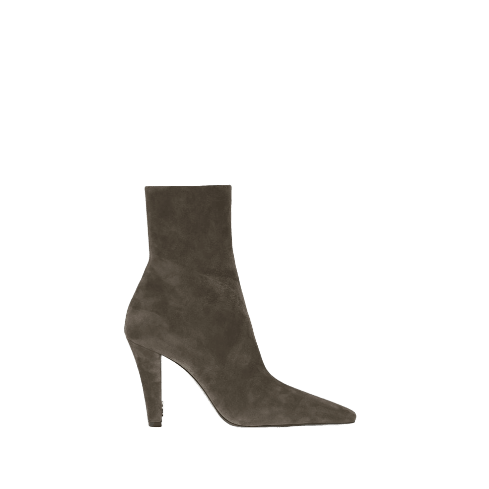 Saint Laurent Suede Jill Ankle Boots Glam Steals
