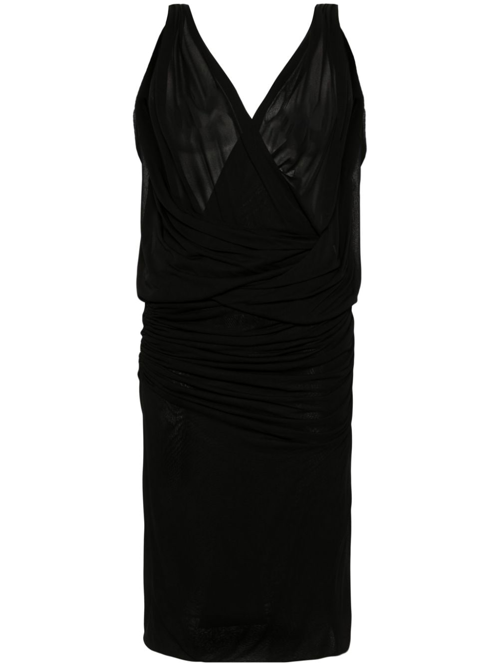 Saint Laurent V Necked Mini Dress Glam Steals