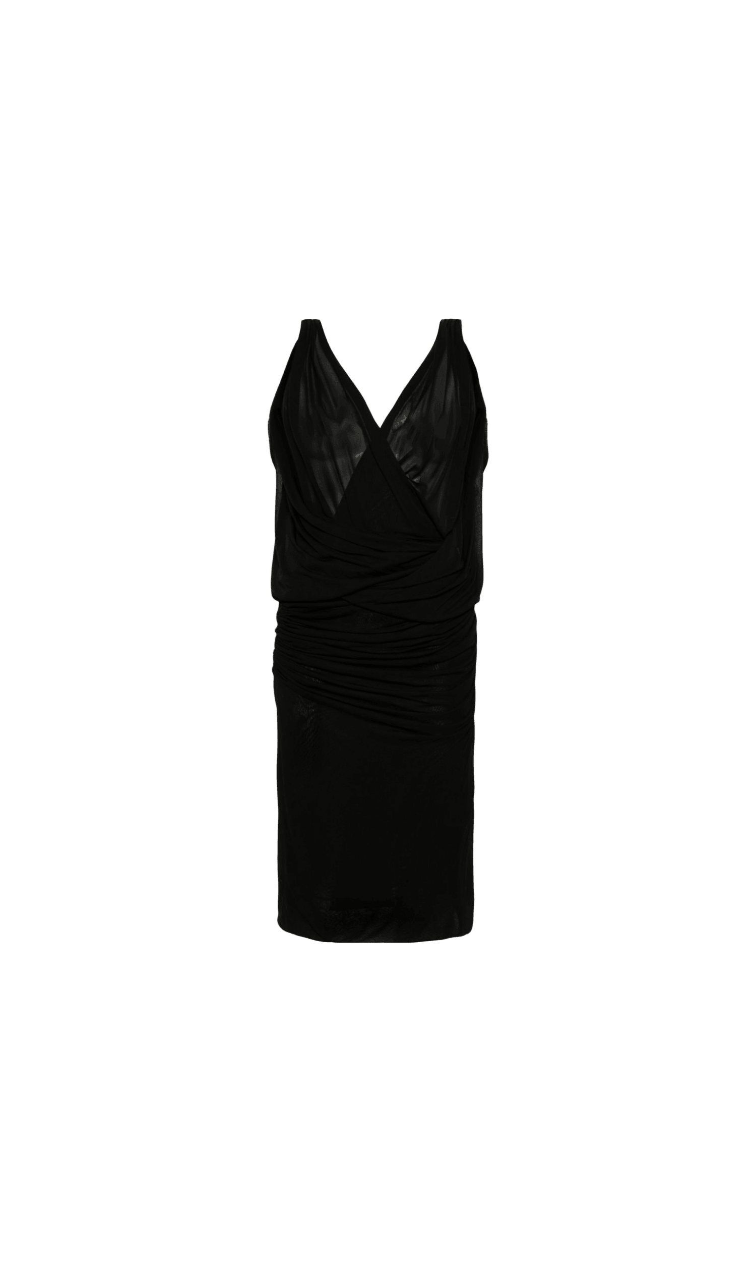 Saint Laurent V Necked Mini Dress Glam Steals