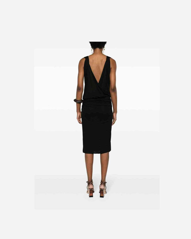 Saint Laurent V Necked Mini Dress Glam Steals