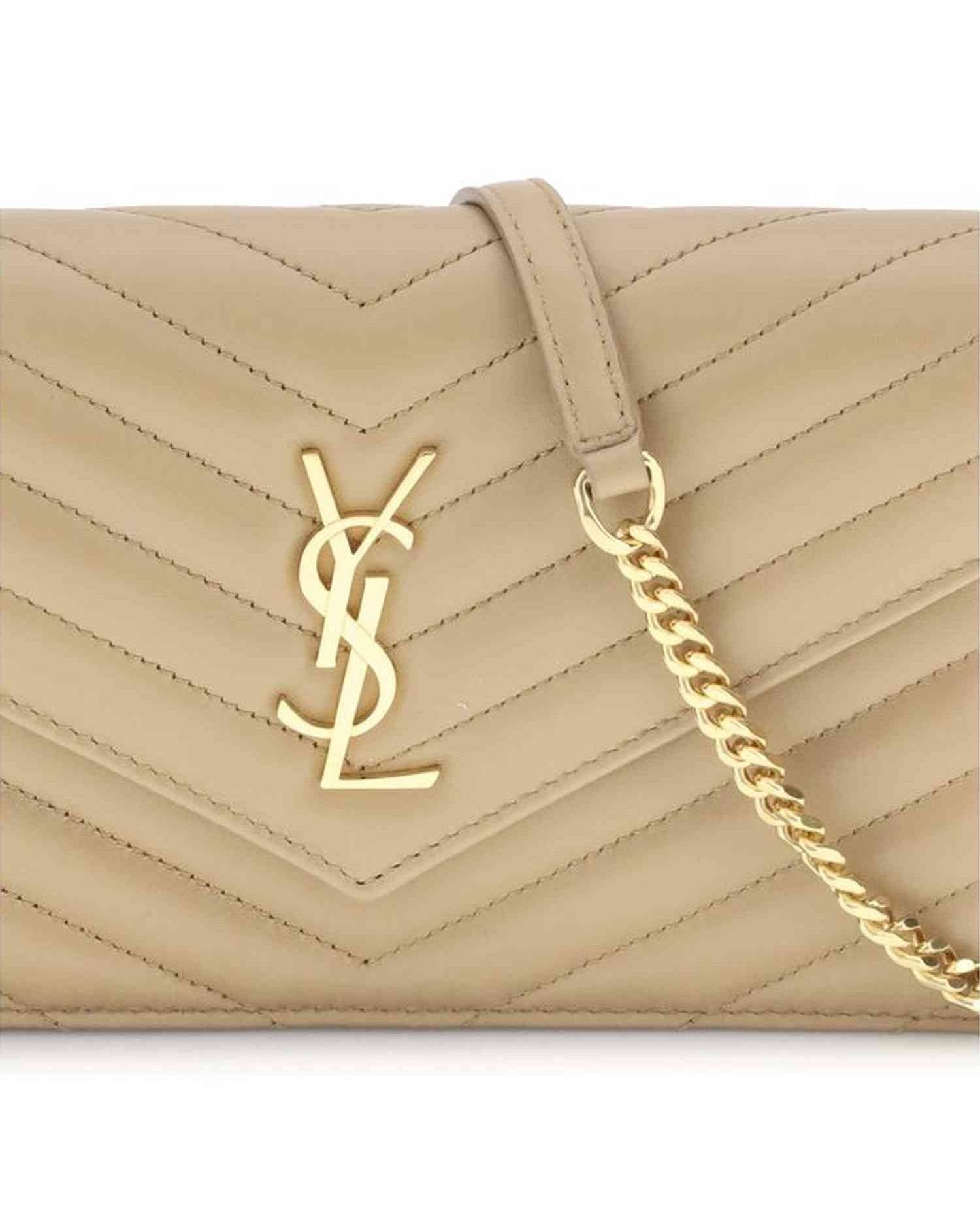 Saint Laurent Wallet with Shoulder Strap Glam Steals