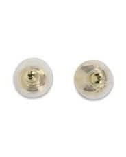 Saint Laurent White Brass Earrings Glam Steals