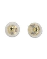 Saint Laurent White Brass Earrings Glam Steals
