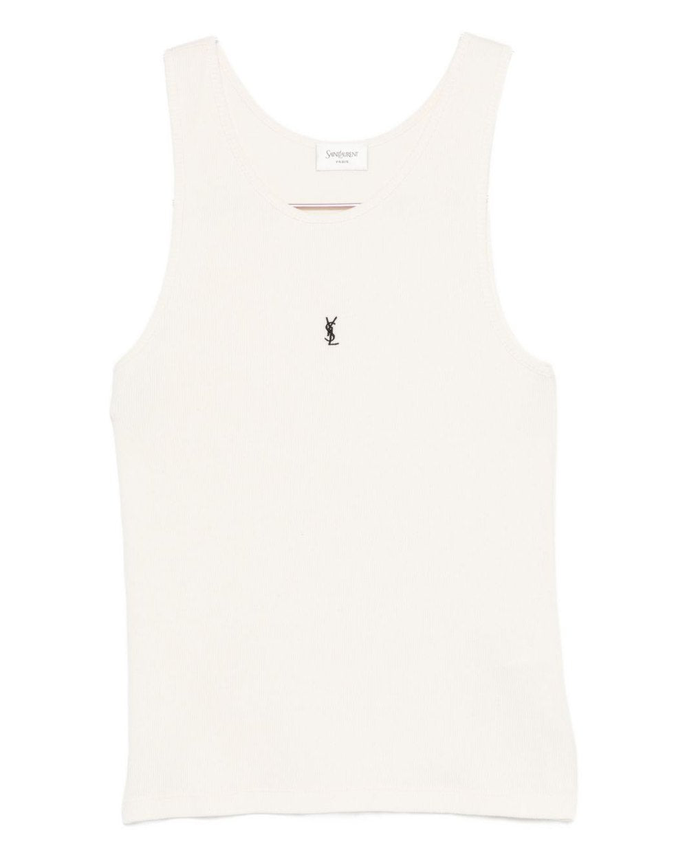 Saint Laurent White Top Topwear