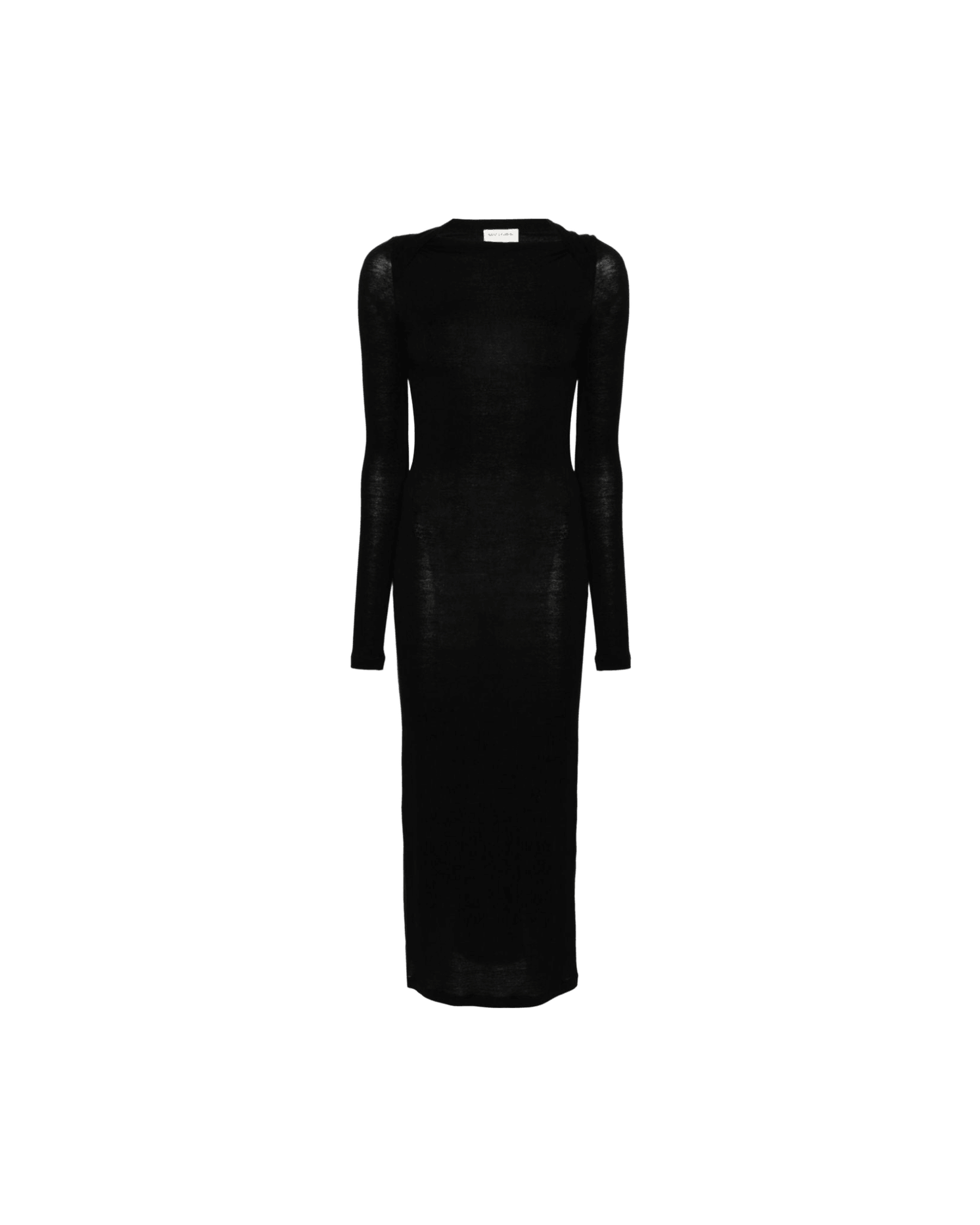 Saint Laurent Wool Blend Long Pencil Dress Glam Steals