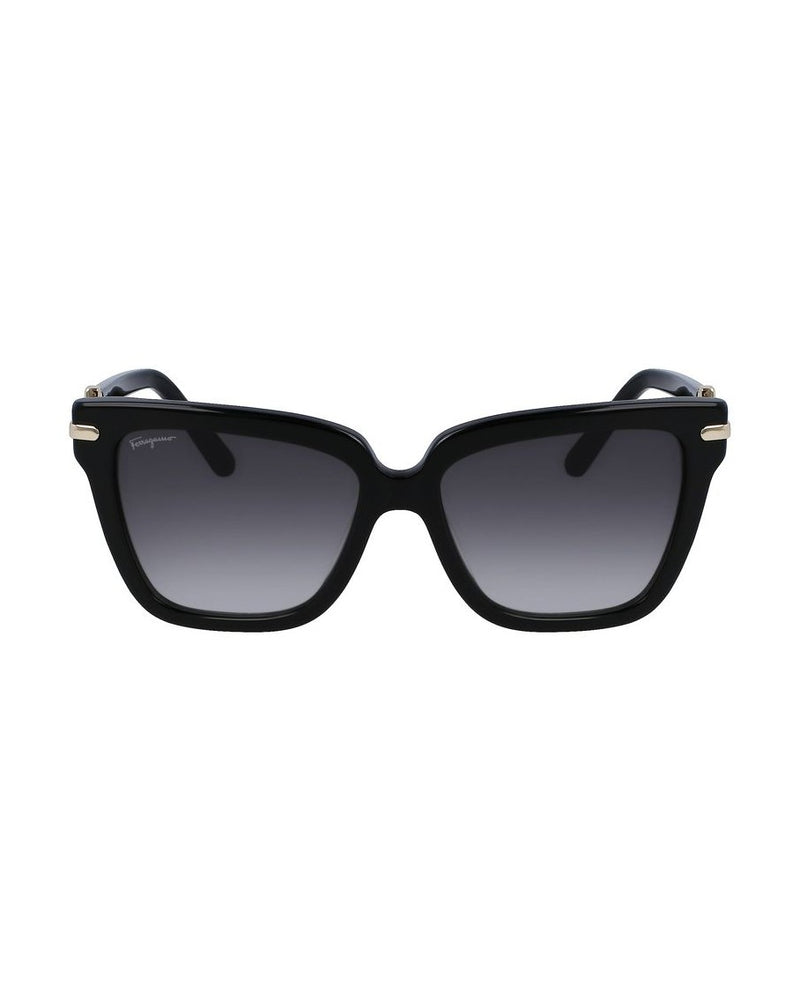 Salvatore Ferragamo Black Acetate Sunglasses Glam Steals
