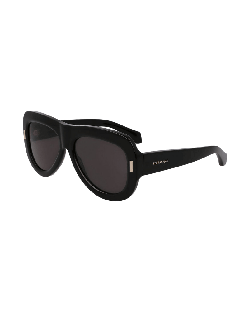 Salvatore Ferragamo Black Acetate Sunglasses Glam Steals