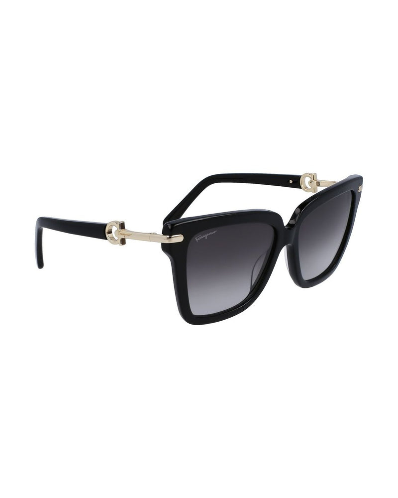 Salvatore Ferragamo Black Acetate Sunglasses Glam Steals