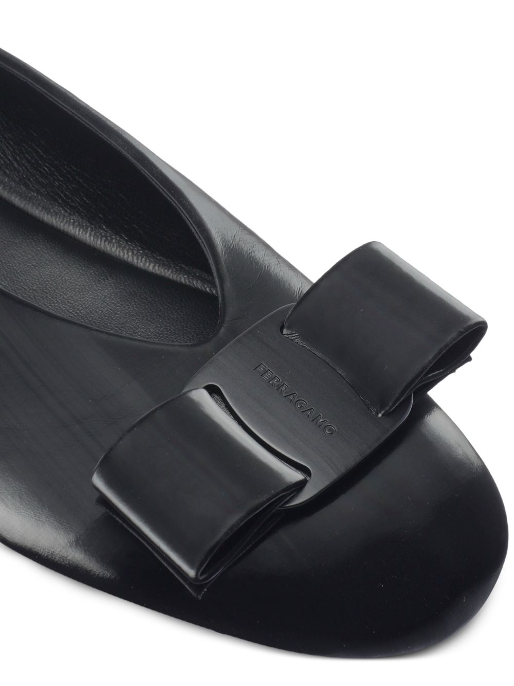 Salvatore Ferragamo Black Flat Shoes Glam Steals