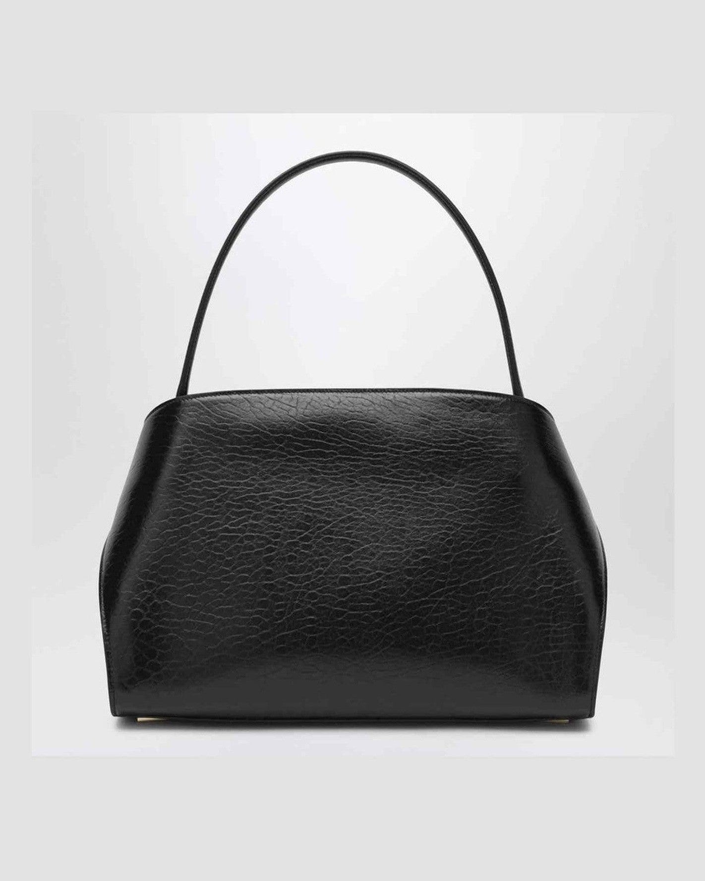 Salvatore Ferragamo Black Leather Hug M Handbag Glam Steals