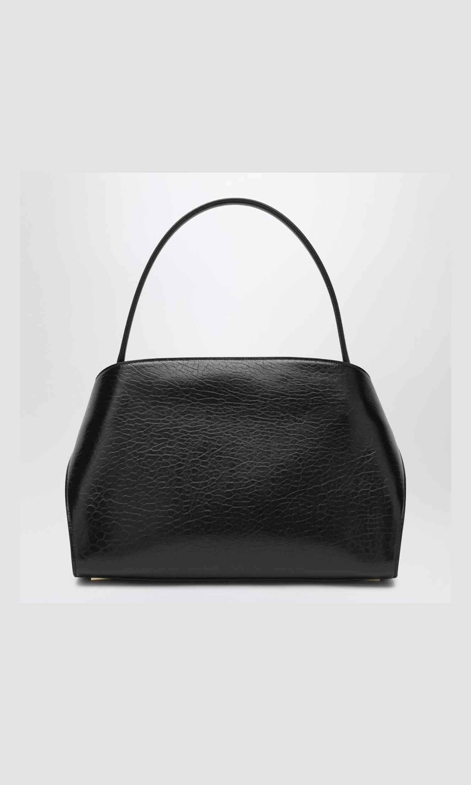 Salvatore Ferragamo Black Leather Hug M Handbag Glam Steals