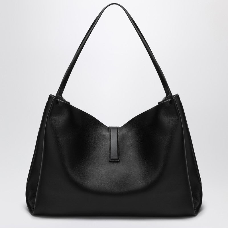 Salvatore Ferragamo Black Leather Large Tote Bag Glam Steals