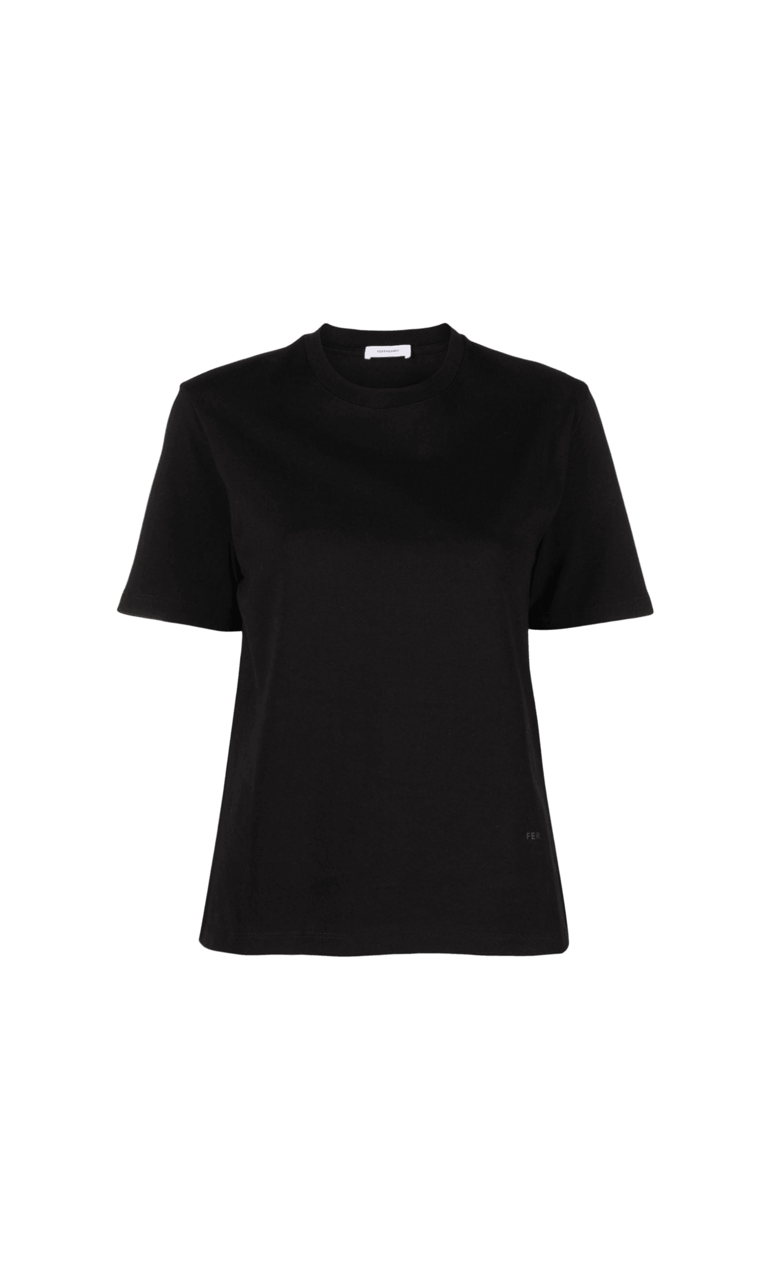 Salvatore Ferragamo Black T-shirt Glam Steals