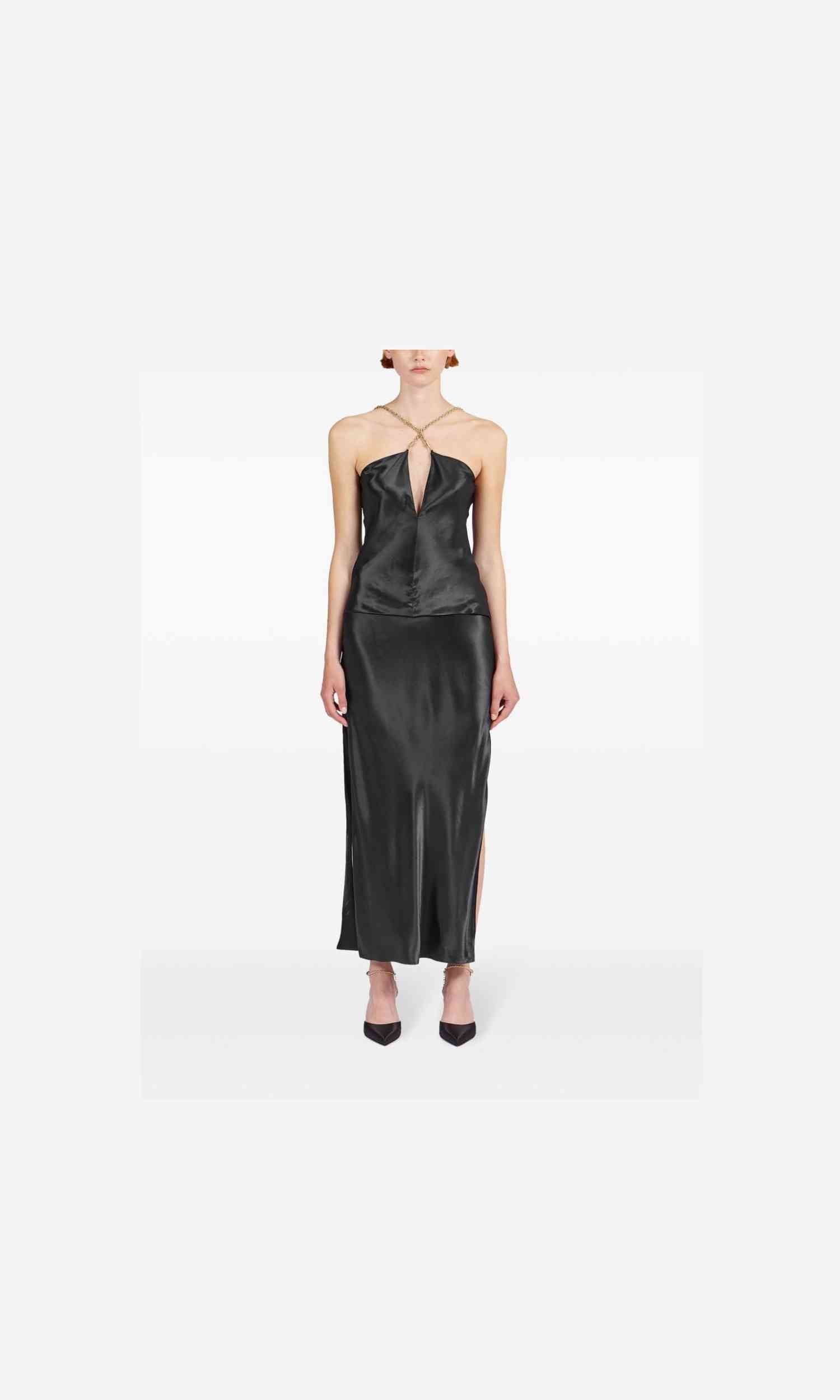 Salvatore Ferragamo Black Top Glam Steals