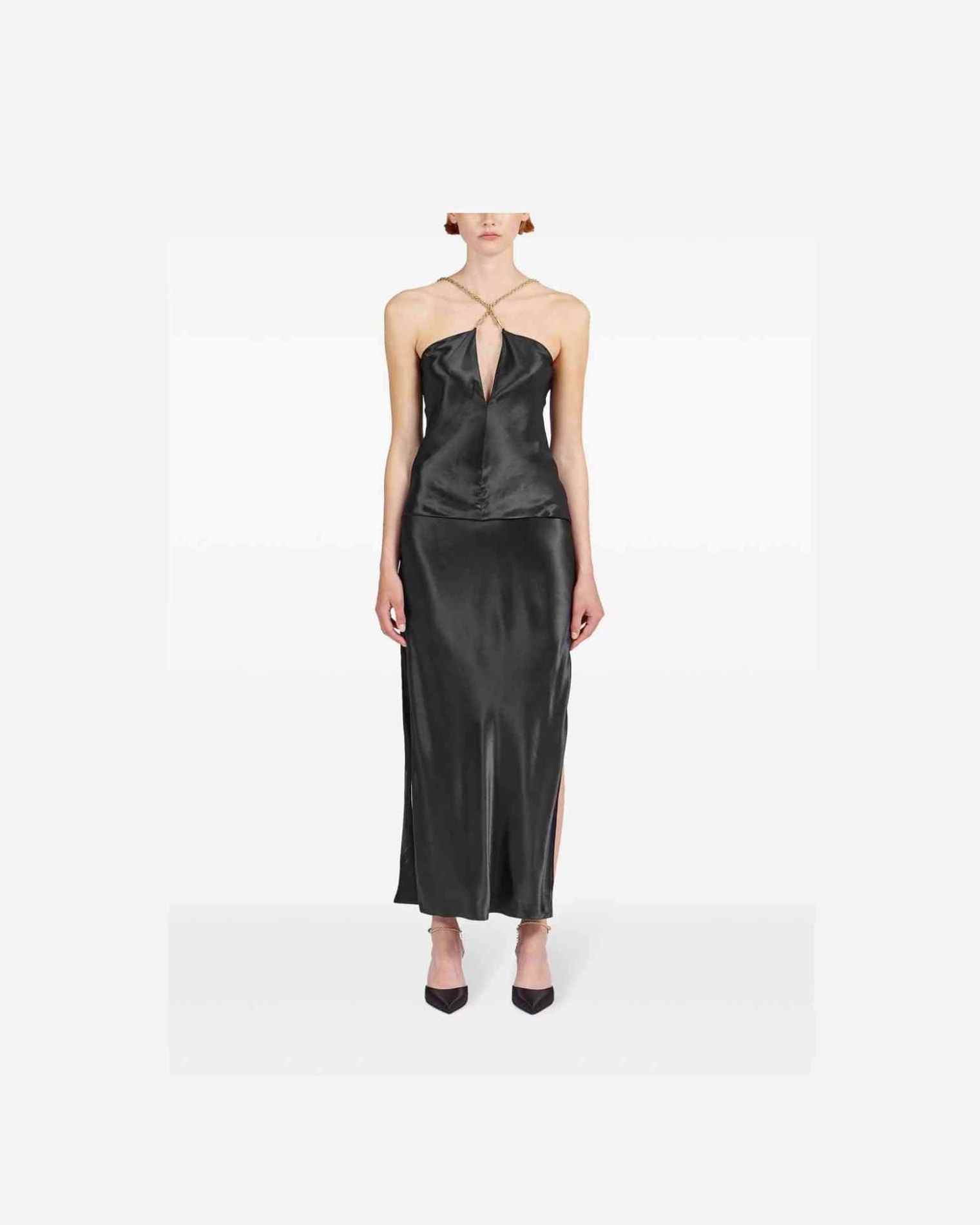 Salvatore Ferragamo Black Top Glam Steals