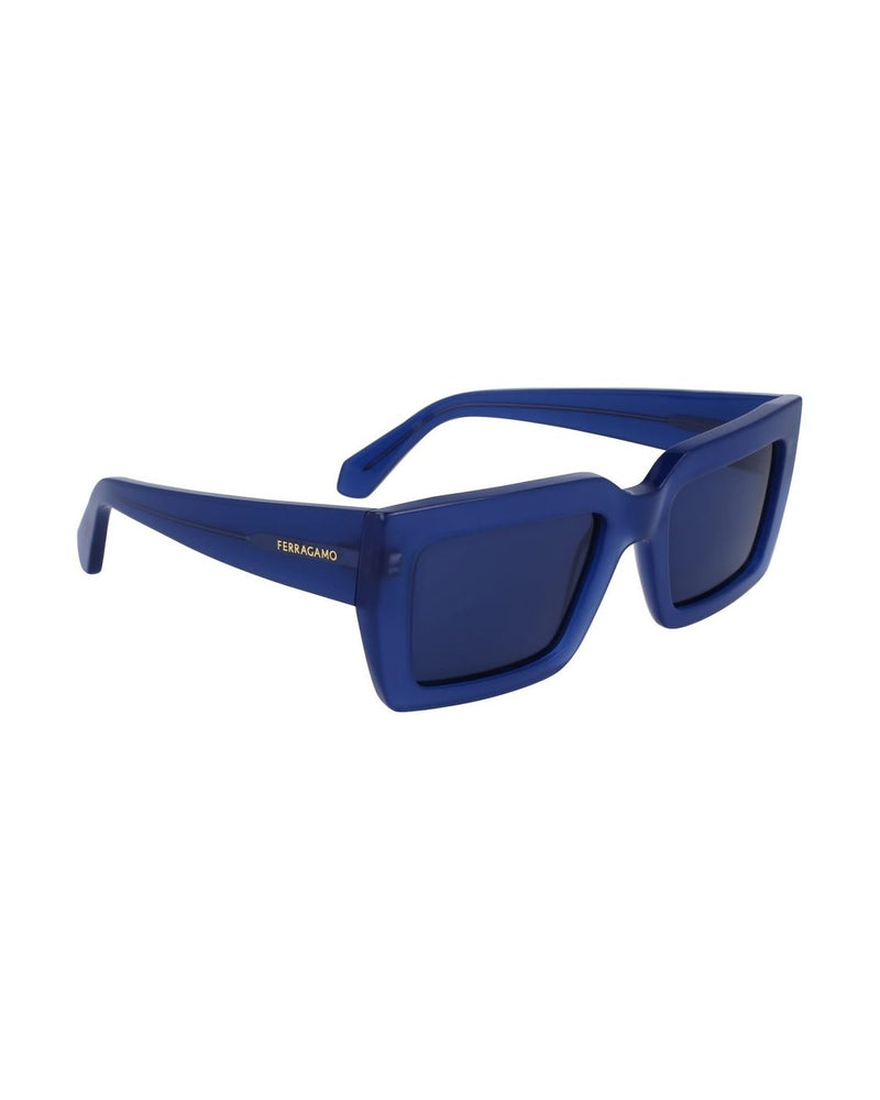 Salvatore Ferragamo Blue Acetate Sunglasses Glam Steals