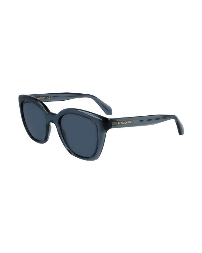 Salvatore Ferragamo Blue Injected Sunglasses Glam Steals