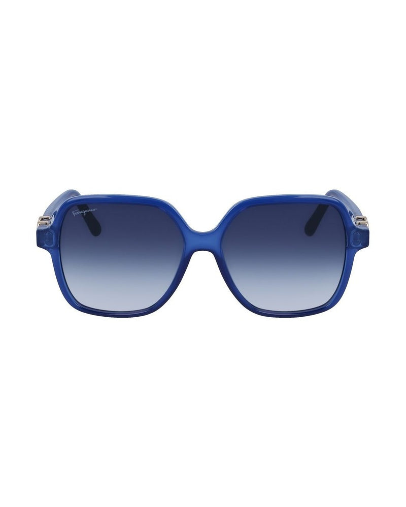 Salvatore Ferragamo Blue Injected Sunglasses Glam Steals