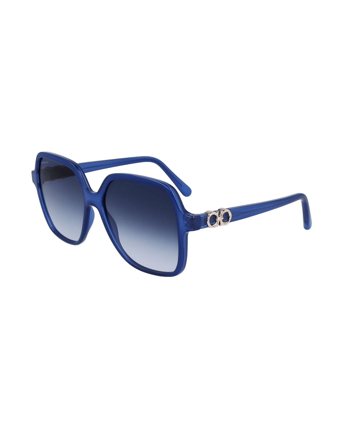 Salvatore Ferragamo Blue Injected Sunglasses Glam Steals