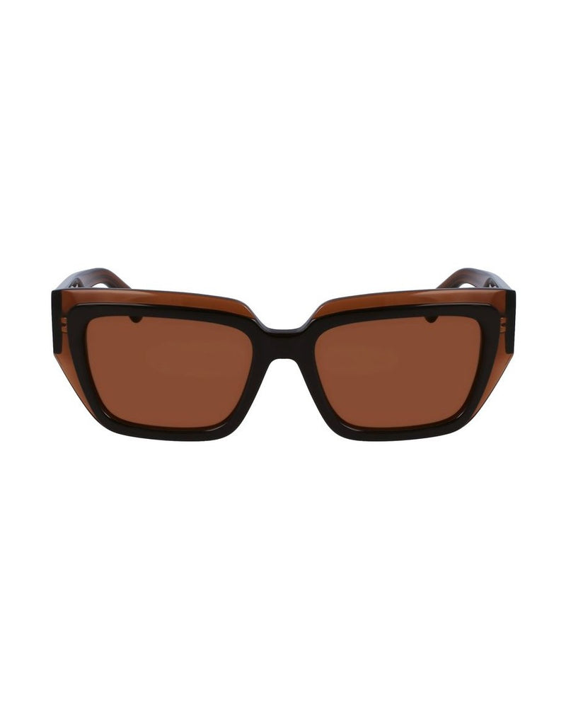 Salvatore Ferragamo Brown Acetate Sunglasses Glam Steals