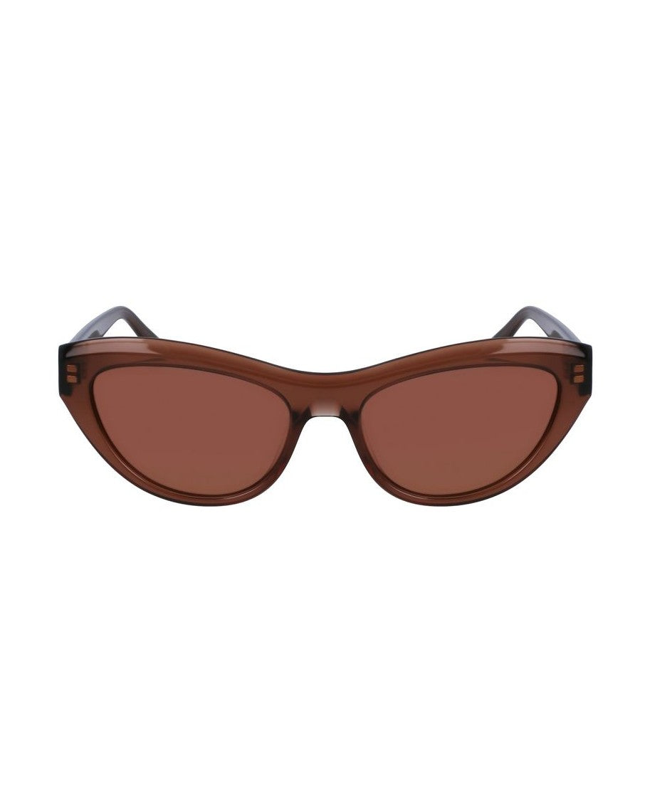 Salvatore Ferragamo Brown Acetate Sunglasses Glam Steals