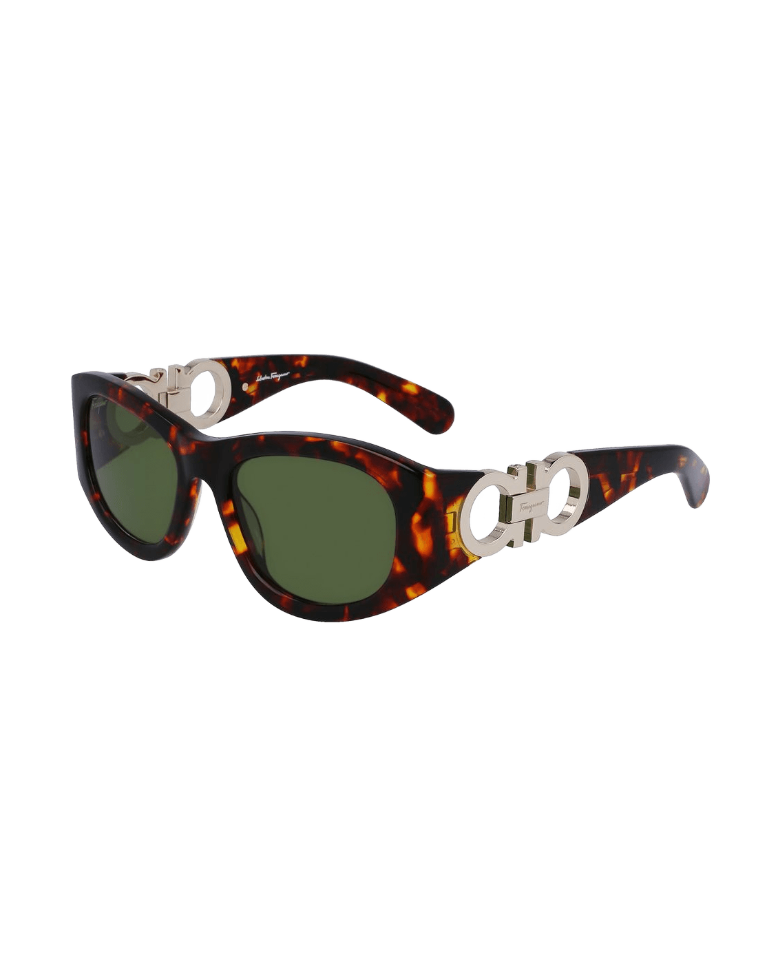 Salvatore Ferragamo Brown Acetate Sunglasses Glam Steals