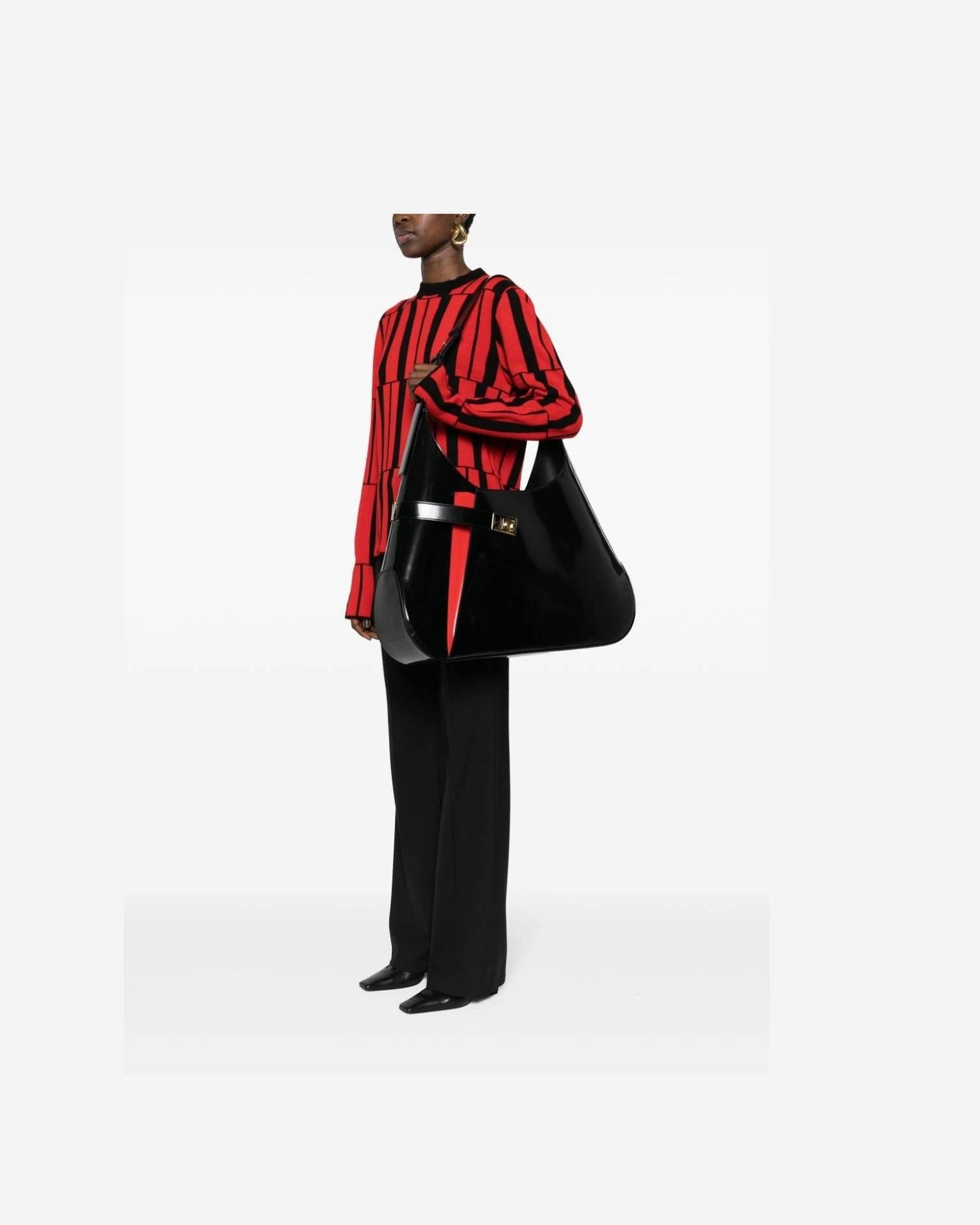Salvatore Ferragamo Extra Large Hobo Shoulder Bag Glam Steals