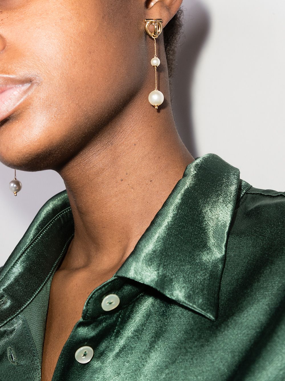 Salvatore Ferragamo Gancini Earrings Glam Steals