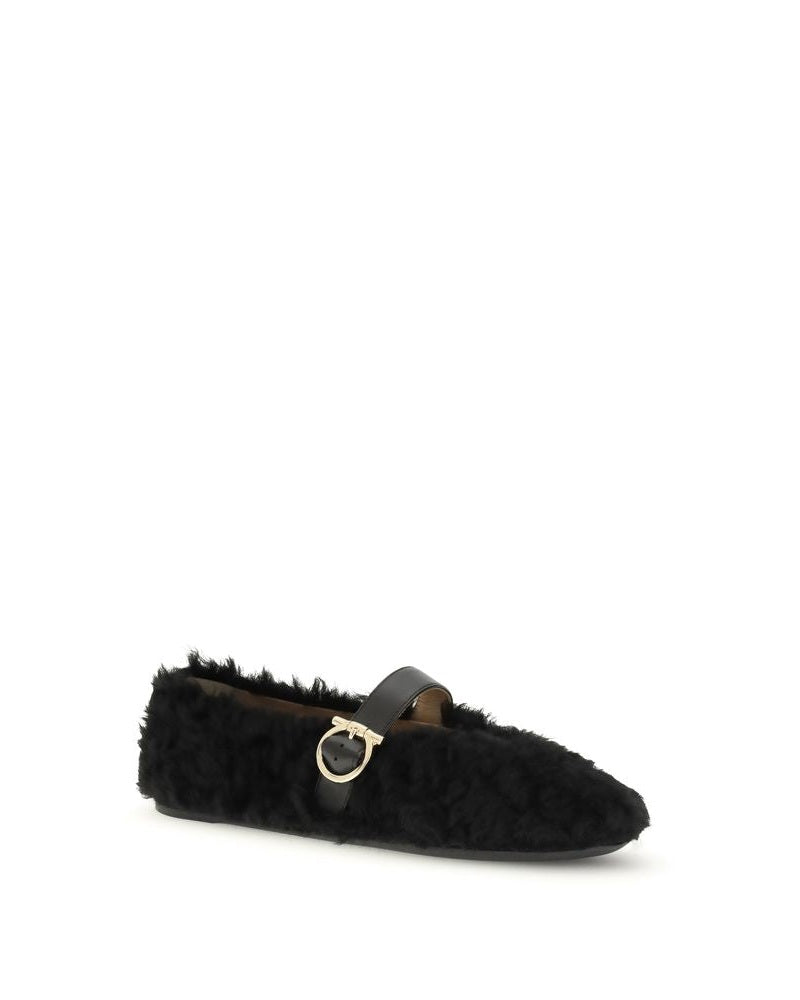 Salvatore Ferragamo Gancini Embellished Ballerinas Glam Steals